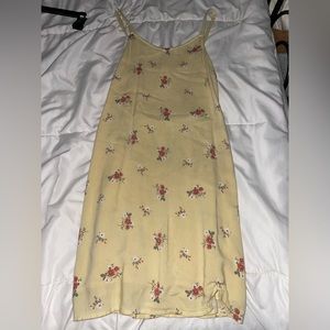 Yellow flower sun dress